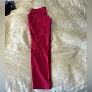 Fuschia pink Lululemom leggings size XL
